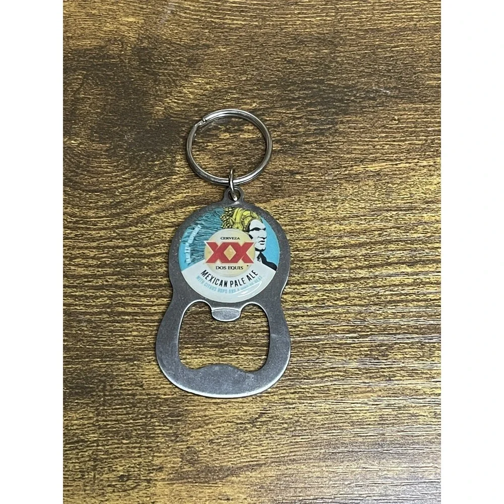 CERVEZA XX DOS EQUIS Mexican Pale Ale Beer KeyChain Rare 🙌🏼 Collectors Item